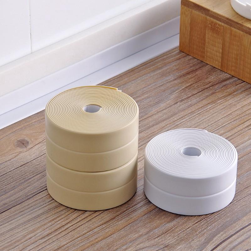3.2M Kitchen Sealing Strip Waterproof Self Adhesive Caulk Tape Bath Wall 3.2mX38mm