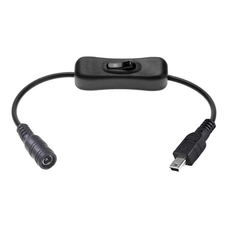 Кабель питания/зарядки 5.5x2.1 мм (мама) на Type C (папа)/Micro USB (папа)/Mini USB (папа)/USB (мама) с переключателями для телефона