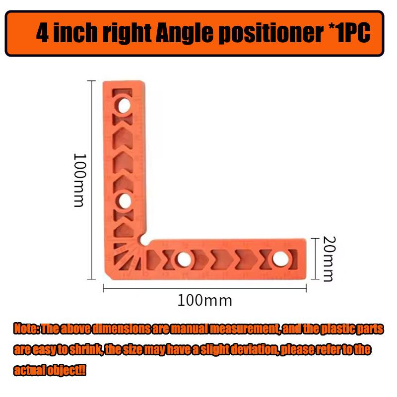 90 Degree Right Angle Locator 3/4 Inch Right Angle Clamps L-shaped Right Angle Ruler Professional Positioning Square Clamping