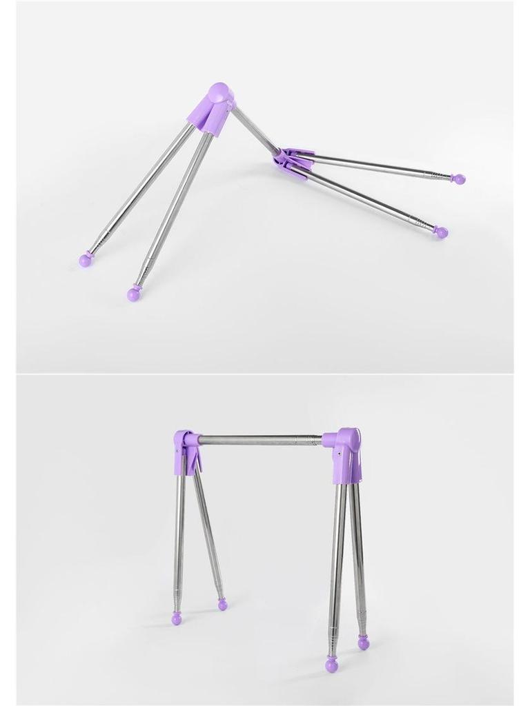 Portable Telescopic Stainless Steel Folding Drying Rack for Clothes