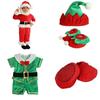 Christmas Kids Snowman Velvet Cosplay Costume Soft Comfortable Gift Idea