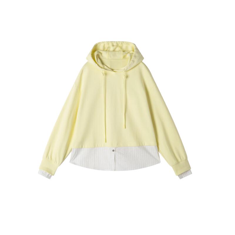 Elva' Island Women's Spliced Pullover Hoodie