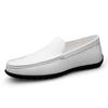 Fashion Comfortable Genuine Leather Mens Loafers Soft-Soled Slip-On Flats Versatile Casual Shoes Business Formal Leather Shoes Moccasins