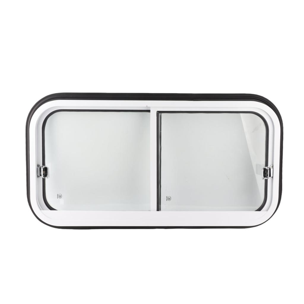 Okno morskie 800x400mm Zaokrąglone Przesuwne Dwukierunkowe Uszczelnione Wodoodporne Wysoka Przepuszczalność Światła dla Statków Jachtów