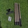 Dual-Use Detachable Weeding Rake for Gardens and Courtyards