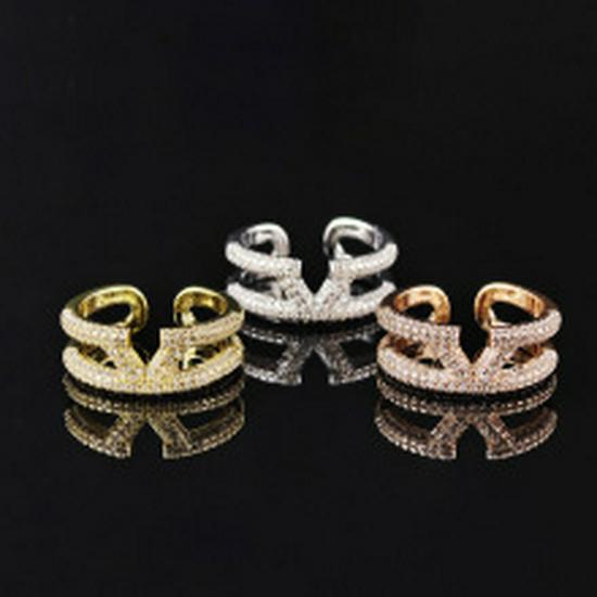 Light Luxury Adjustable European-American Style Classic Ring for Women - R8412