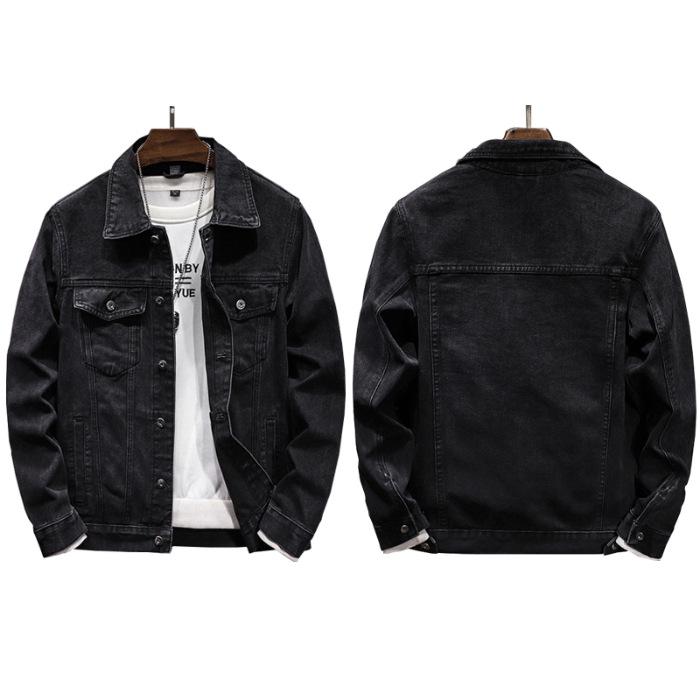 Men's Slim Fit Denim Jacket - Autumn/Winter Trend, European & American Style, Versatile Fashion Top