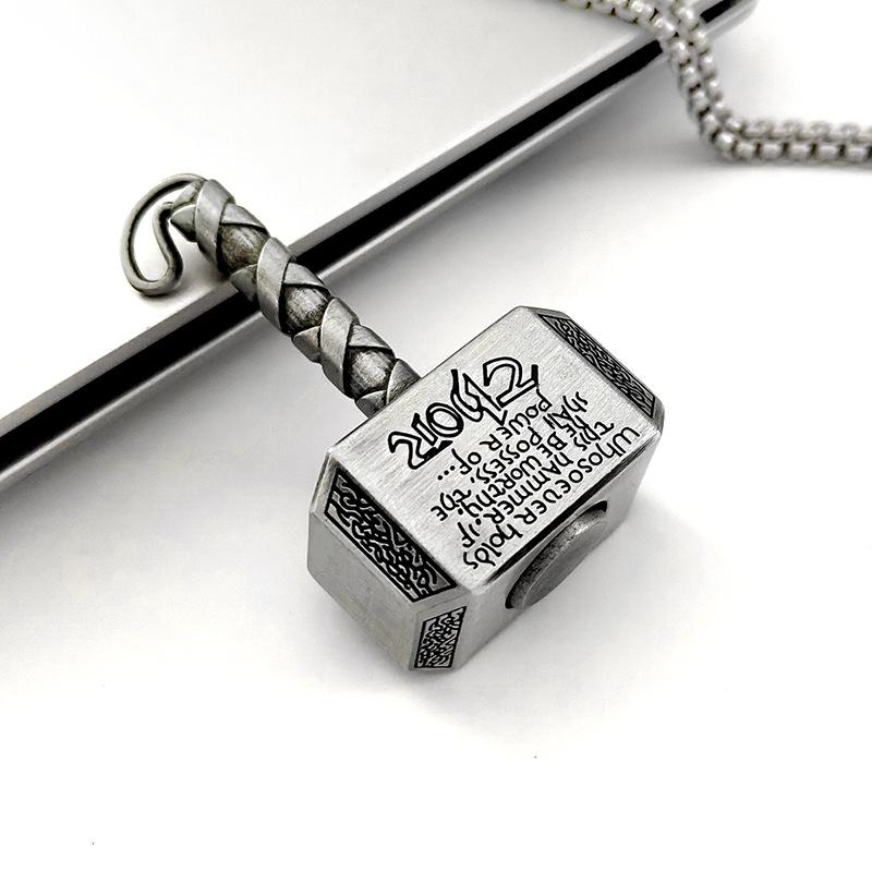 

1/3pcs Metal Thor s Battle Hammer Fidget Spinner Toys Adult Anti-Stress Anxiety Relief Hand Finger Spinner Keychain Fid 7cm