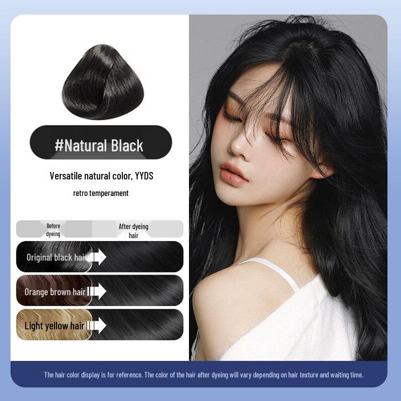 Plant-based hair dye cream: gentle, no peroxide or ammonia, covers gray, DIY at home, non-damaging, odor-free.