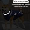 Winter Warm Fleece Coat for Medium Large Dogs Night Reflective Harness Jacket Windproof Coldproof Pet Apparel Winter Vest