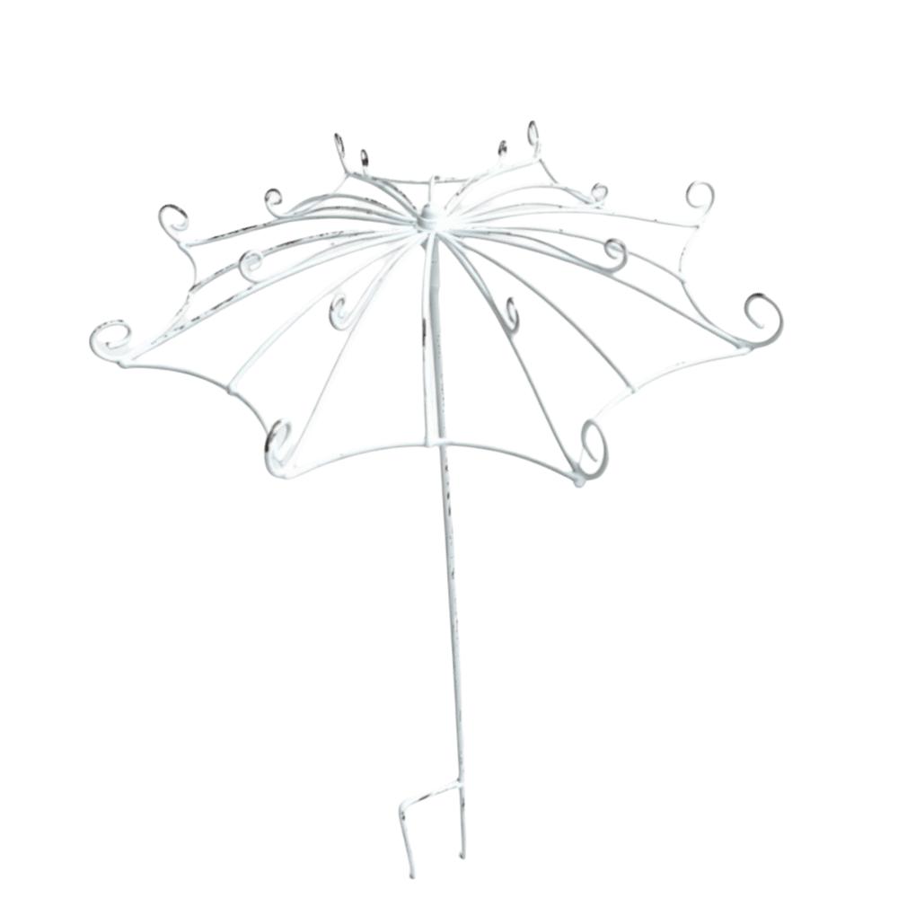 Hollow Out Plant Climbing Frame Umbrella Shape Trellis Flower Rack Courtyard Decor