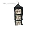 Four-Layer Outdoor Folding Drying Rack for Cutlery, Fruit, and Vegetables with Mosquito-Proof Hanging Net