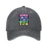 Aesthetic Funneh Krew Washed Denim Cap Casual Baseball Caps Adjustable Hat Summer Unisex Baseball Hats