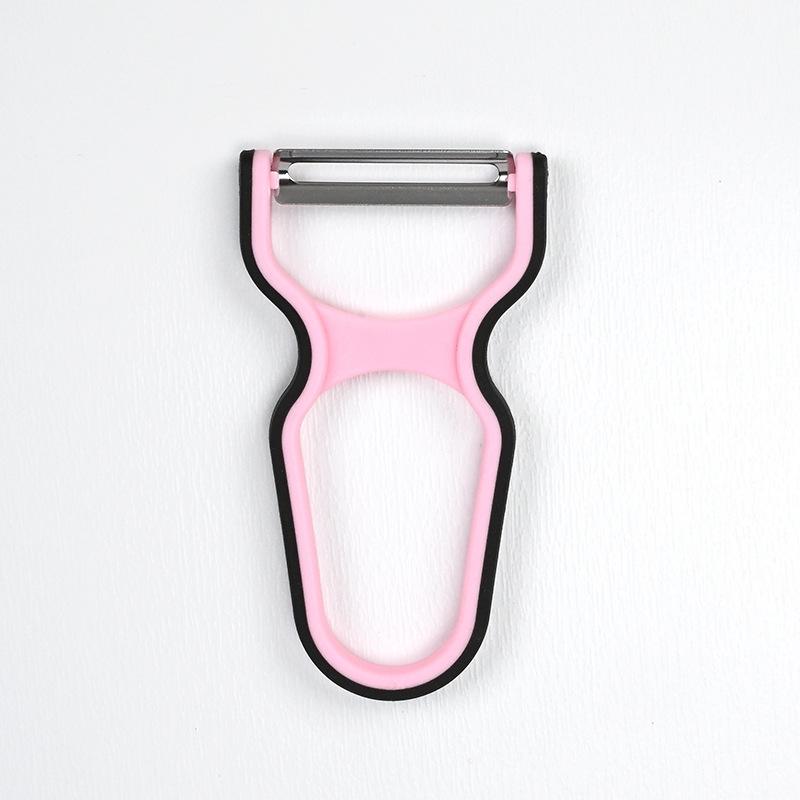 Stainless Steel Peeler - Swivel Blade Vegetable & Fruit Peeler for Kitchen, Ergonomic Non-Slip Handle (Potato, Apple, Carrot)