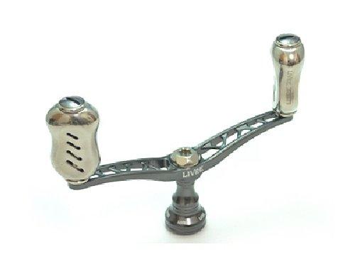 Катушка LIVRE Wing 100 с ручкой Fino для Daiwa (Gunmetallic P + Titanium G)