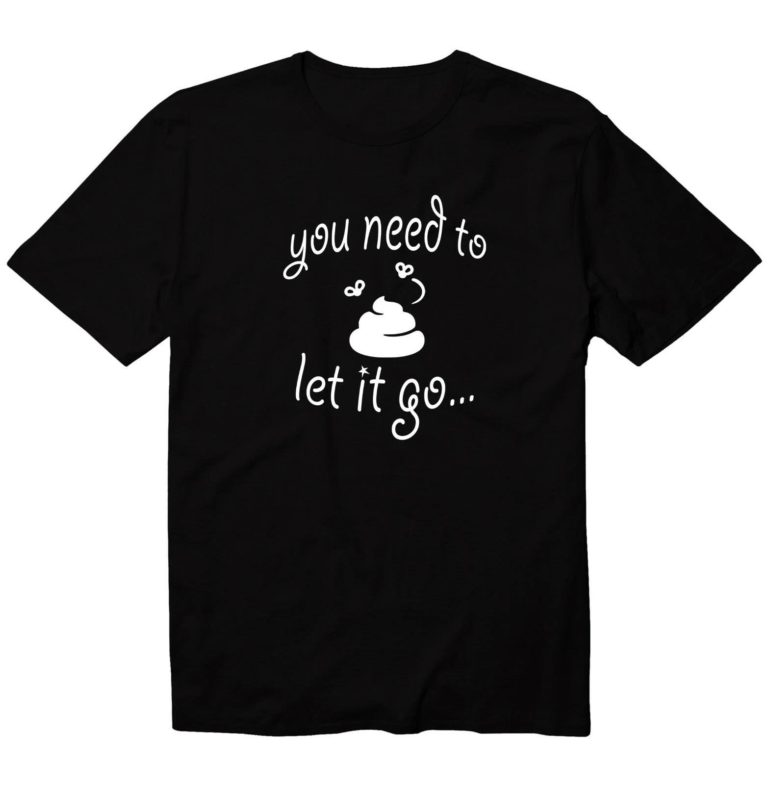 You Need To Let It Go... Funny Yoga Workout Unisex Kid Youth Graphic T-Shirt 2XL