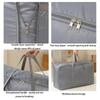 Large Capacity Vacuum Compression Storage Bag for Quilt Blankets and Clothing with Sturdy Handle Ideal for Home Organization Moving Packing and Travel