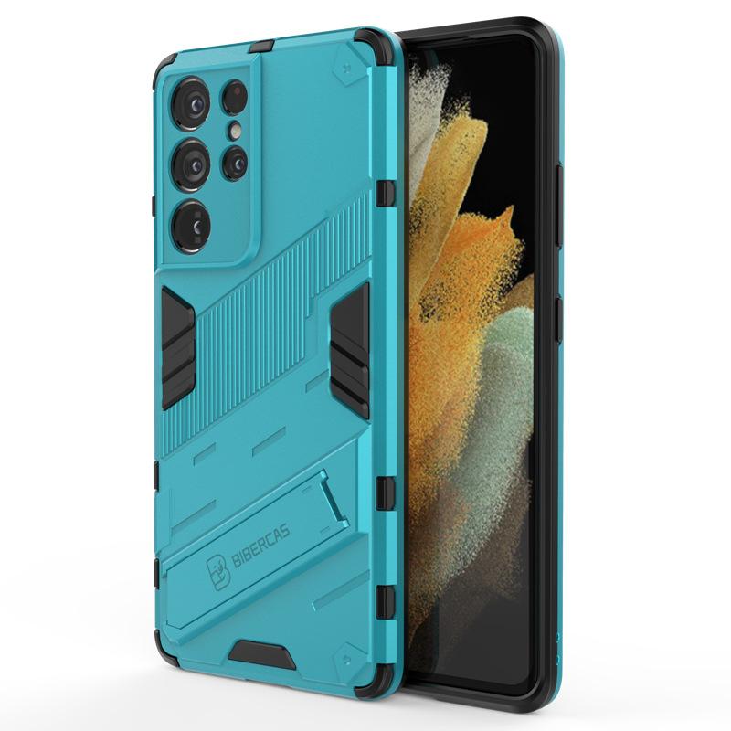 Suitable for Samsung Note20 Ultra Punk Anti Fall Case Samsung S24 Multifunctional Bracket Protection Case