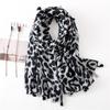 Fashion Printed Leopard Scarf Female Spring Muslim Women Hijab Scarves Tassel Large Size Headband Handkerchief Women'S Bandana