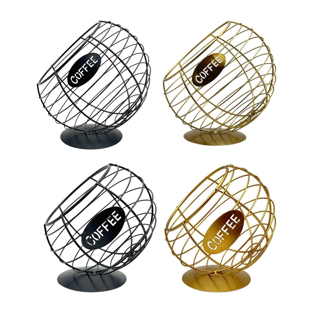 Coffee Pod Counter Organizer Modern Coffee Capsule Storage Rack Coffee Accessories Holder for Office Hotel