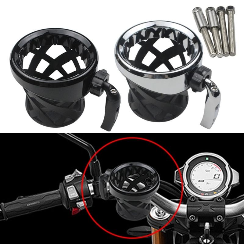Bike Drink Cup Mount with Bar Bracket and Open Base Cup Frame Modification Part for Gl1800 F6B 2018-2022 Commutes, Fuel Stops, and Road Travel Each