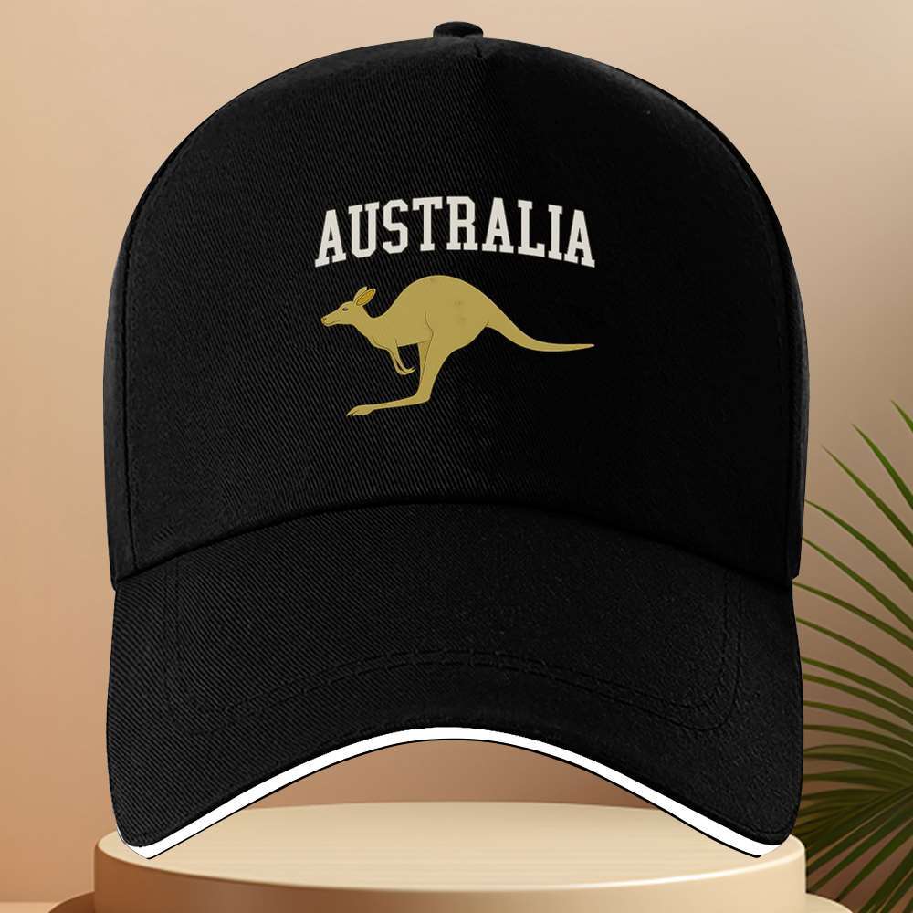 

Kangaroo Australia Baseball Cap Polyester Lightweight Breathable Sport Outdoor Unisex Adult Headwear One Size