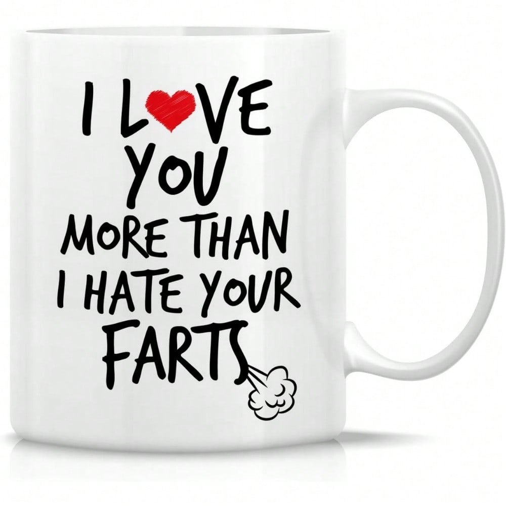 Fun Couples Mug, Girlfriend Mug, Boyfriend Mug, 11 oz Ceramic Coffee, Fun Birthday and Christmas Gift Inspiration 320ml