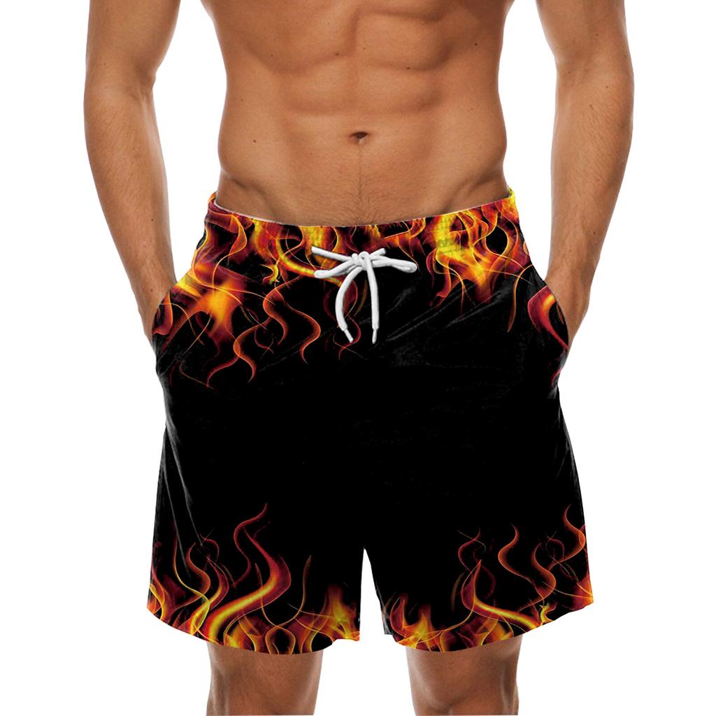 Módní pánské kalhoty Hawaiian Beach Fit sportovní ležérní kalhoty s popruhy