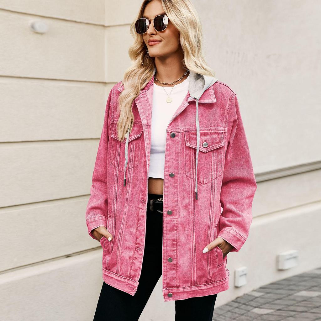 European & American Retro Classic Women's Slimming Loose Denim Jacket
