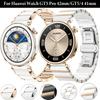 18mm Keramik+Metall Armband für Huawei Watch GT5 Pro 42mm GT6-5 41mm Damen Luxus Armband für Huawei Watch GT6-5-4 41mm