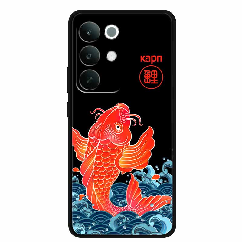 3D Dragon Case For OPPO Realme C85 4G 15X 5G Relief Coque Bumper Silicone Soft Phone Cover C 85 15 X Embossed Blossoms Funda