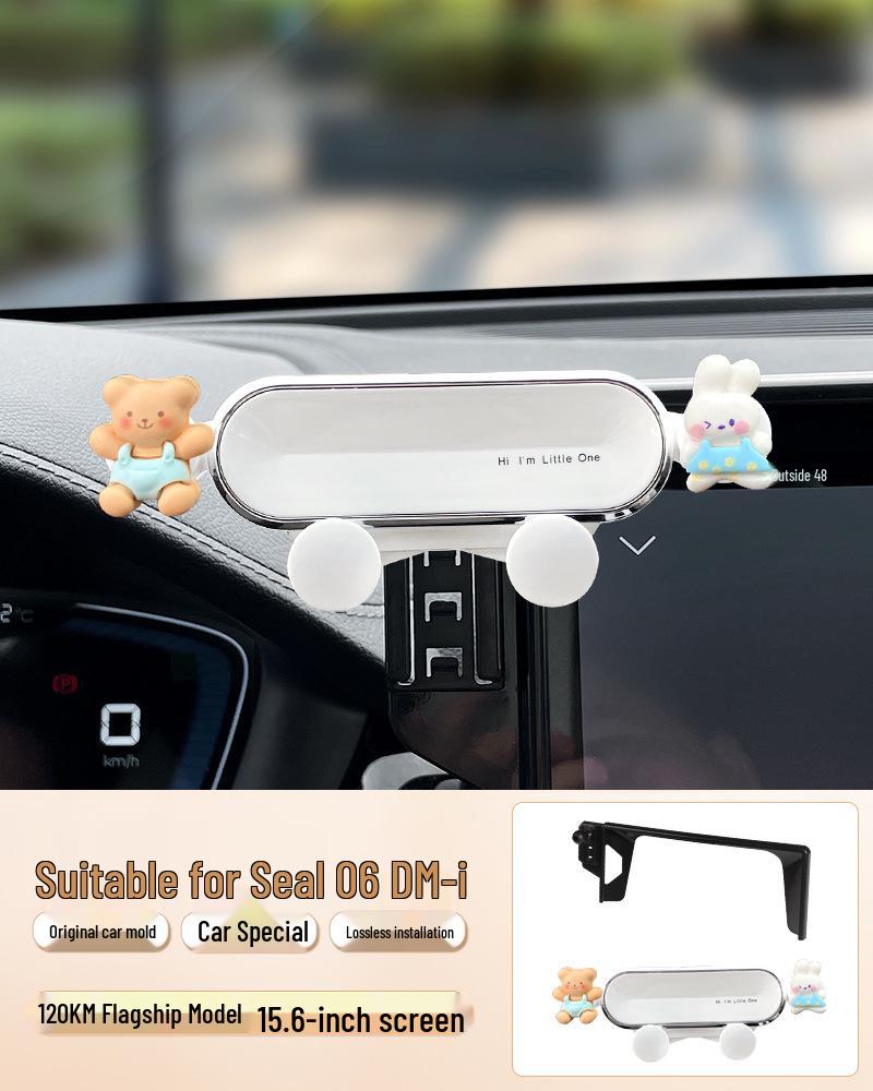 Compatible with BYD Seal 06dmi Mobile Phone Car Navigation Mount Display Screen Center Console Interior Decor.