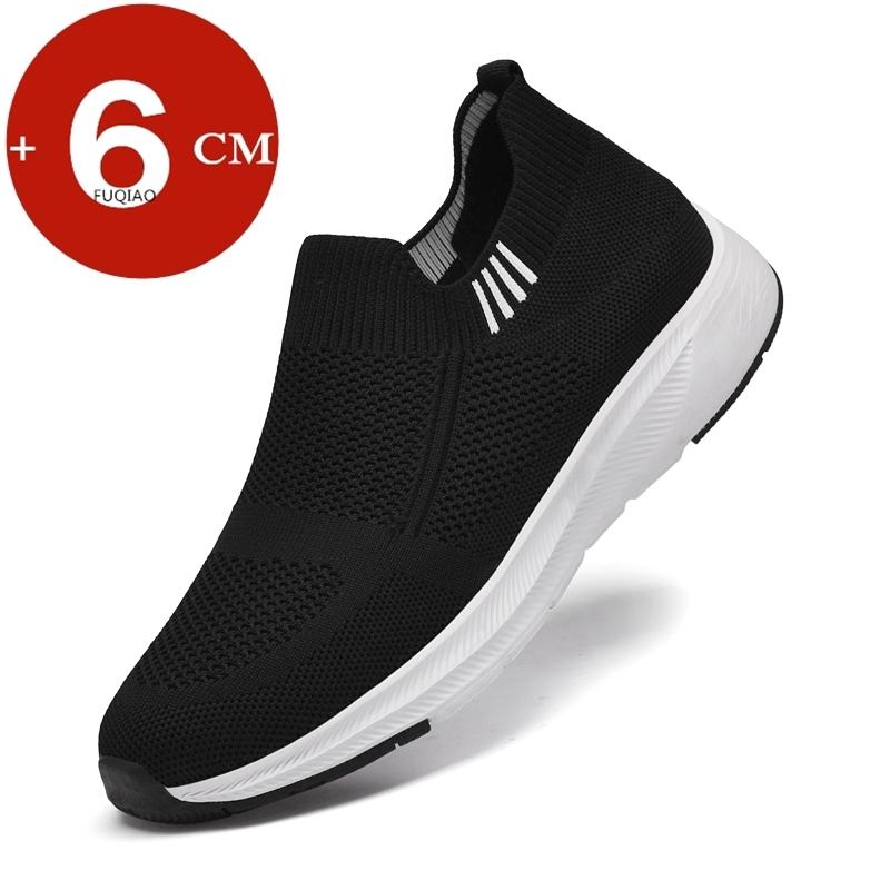 

Breathable Casual High Quality Lift Man Sneakers Summer Elevator Shoes Height Increase Mesh Light Breathable Tenis Para Hombre 36 чёрный