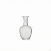 Clear Glass Vase Stable Flat Base Small Transparent Decor Piece for Floral Arrangements,
