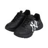 MLB Big Ball Chunky Synthetic Leather Retro Print Height Increasing Low Top Dad Shoes Unisex sneakers Black White 3ASHC101N-50BKS