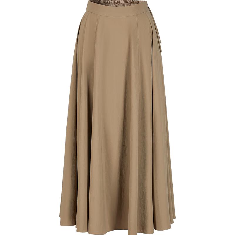 Women's Casual Elastic Waist A-line Skirt