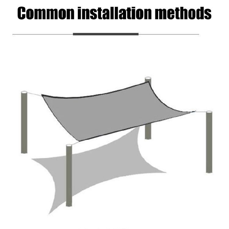 Thick Black Shade Cloth Reinforced Corner Shade Cloth Sun Blockage 2x6 Meters Sunshade For Plant Shelter Needs