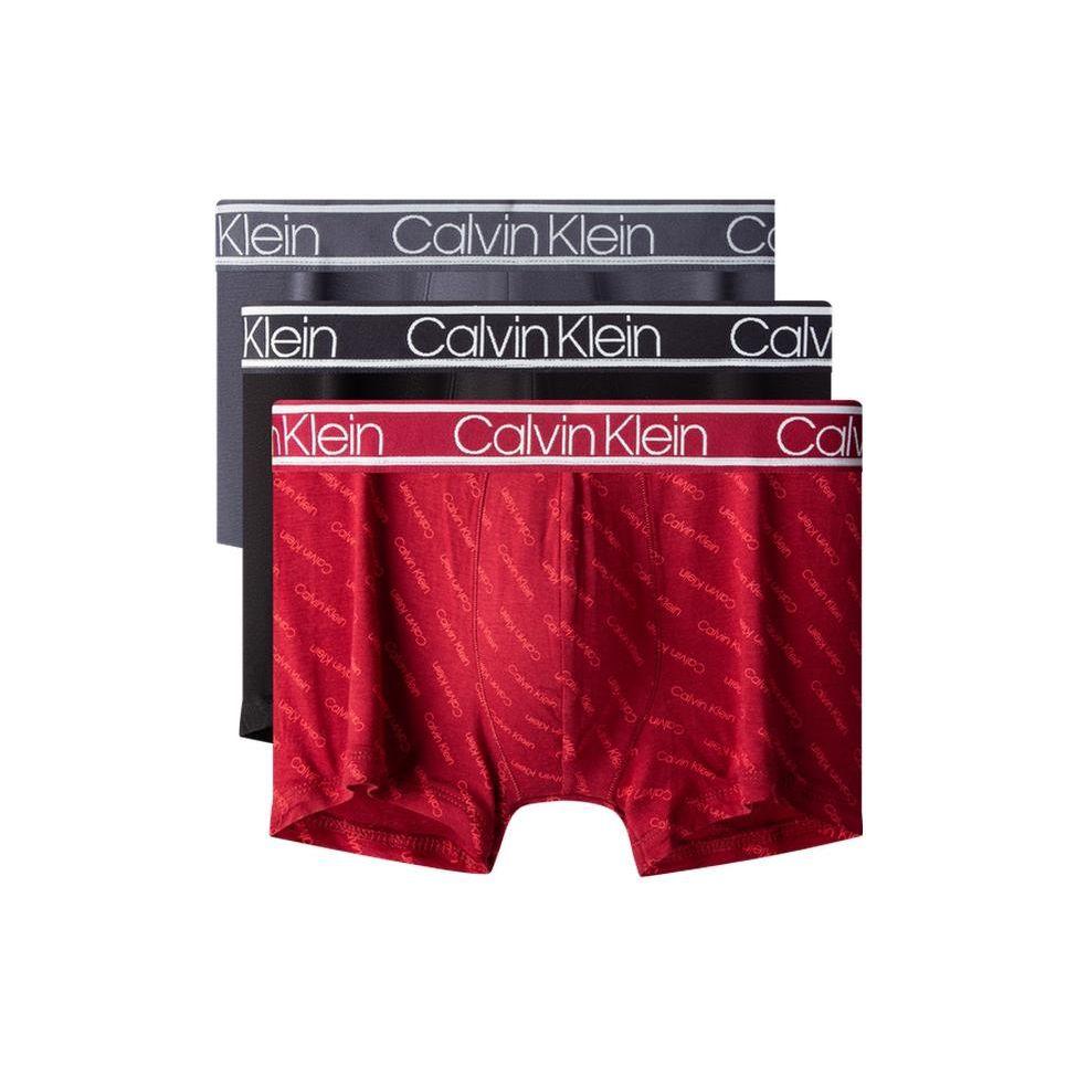 

Calvin Klein Letter Print Boxer Briefs 3-Pack Men underwear NP2261O-600 S