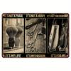 Retro Metal Wall Art Decor for Living Room Garage Garden