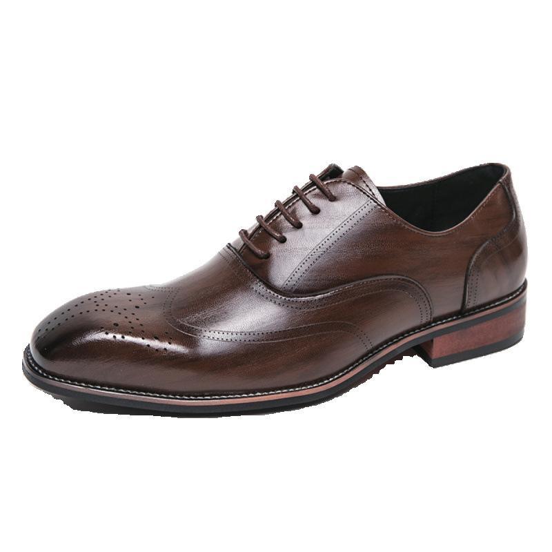 Mode Klassische Italien Spitze Zehen Leder Schuhe Herren Luxus Oxfords Business Formal 2025 Herrenschuhe Boos Kleid Herren Schwarz Hochzeitsschuhe