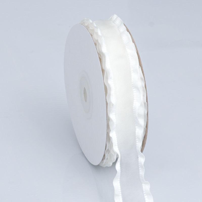 

Элегантная оборка из прозрачной сетки, ручная работа, аксессуары для волос, плетеный головной убор, бант, декоративная оборка, лента, поделки, изготовление лент 2.5cm*10 Yards