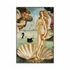 Classical Sandro Botticelli Oil Painting Poster Renaissance Art Prints Birth of Venus Canvas Painting Gallery Home Bedroom Decor