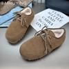Fur Women Boots Suede Flats Fashion Shoes Woman 2025 Trend Winter Designer Brand Cozy Walking Casual Sport Botas Mujer Sneakers