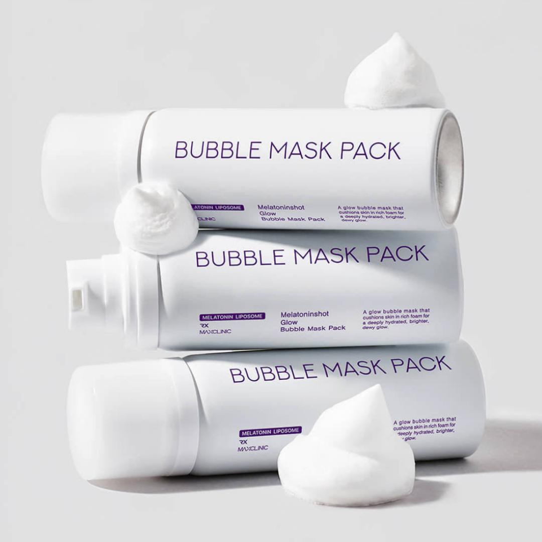 [MAXCLINIC] Melatonin Shot Glow 7second Bubble Mask Pack 80ml