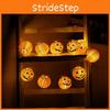 Charming Led Pumpkin String Fairy Lights Offering Warm White Light For Halloween Festivities