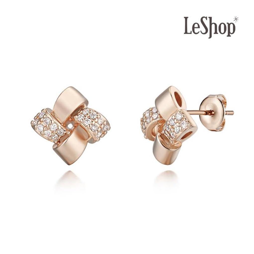 

[LsSHOP] 14K Weave Earrings (Gold Plated)_LJ5165BRE