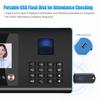 Intelligent Face Recognition Attendance Machine Fingerprint & Password Verification Employee Clock-in Recorder
