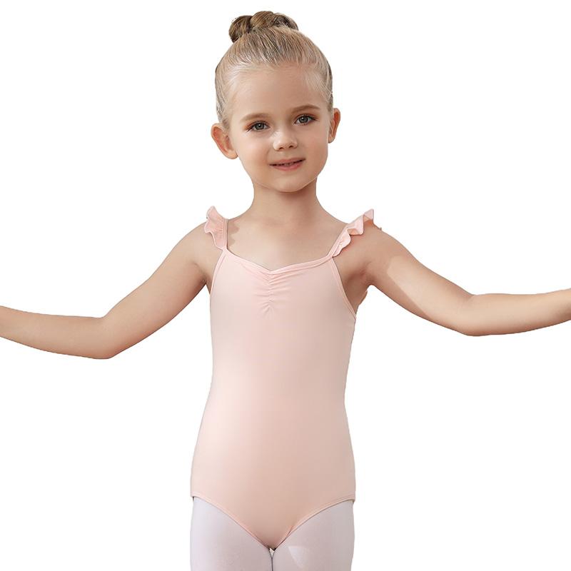 

Балетный купальник для девочек с коротким рукавом, тюлевая балетная одежда для танцев, костюм для гимнастических тренировок 140 розовый