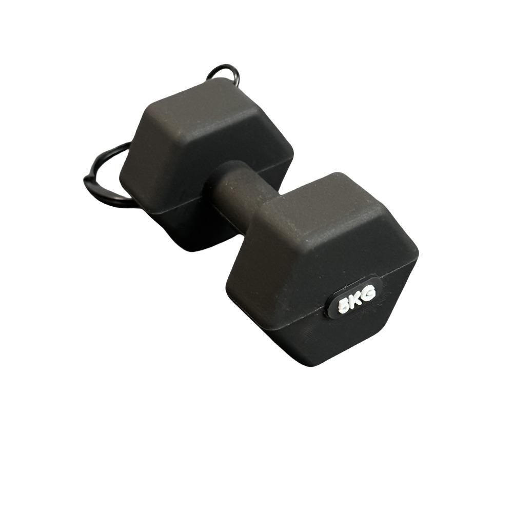 Detachable Mini Barbell Keychain PVC Bag Pendant Unique Dumbbell Keychain  Sports Prize