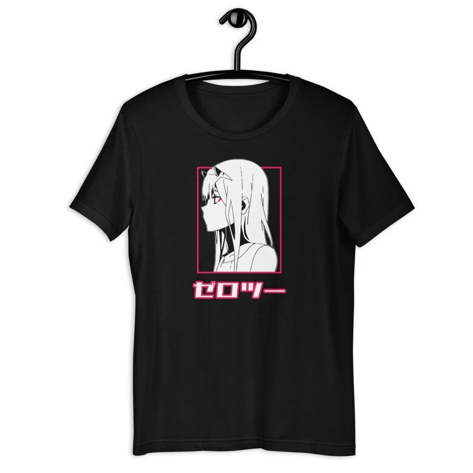 Zero Two Darling In The Franxx New T ShirtUnisexgaAnimeTumblrWa TShirt Black S